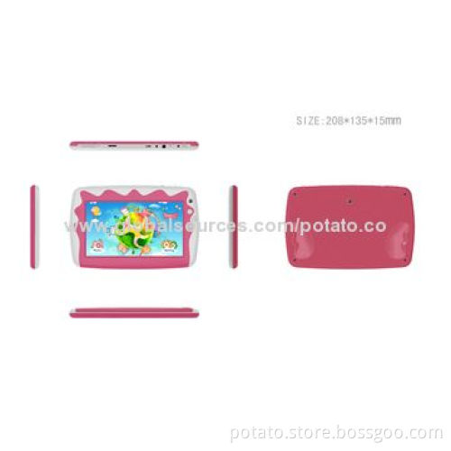 Kids' Tablet PCs, 7-inch, RK3026 Dual-core, 800 x 480 Pixels Resolution with Dual Camera